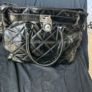 Vintage Michael Kors black locker bag
